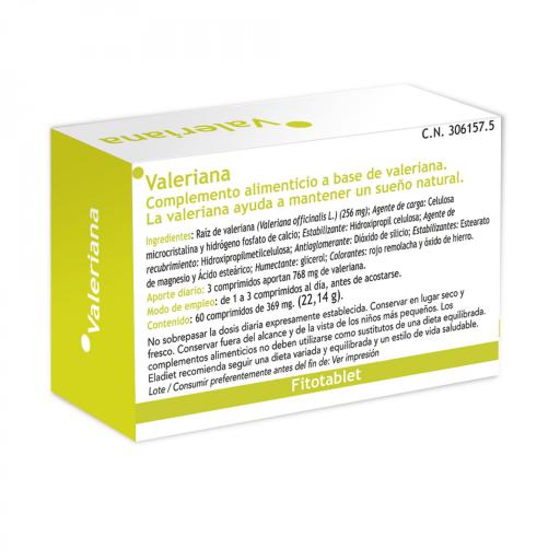 Valeriana 60 comprimidos (Eladiet) [1]