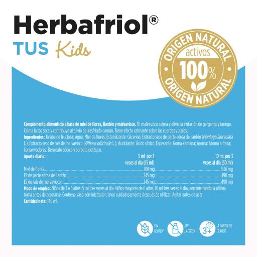Herbafriol TUS Kids 140 ml (Eladiet) [1]