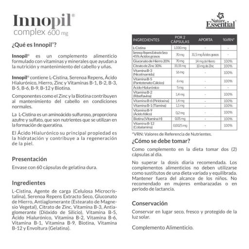 Innopil® 600 mg. 60 capsulas [3]