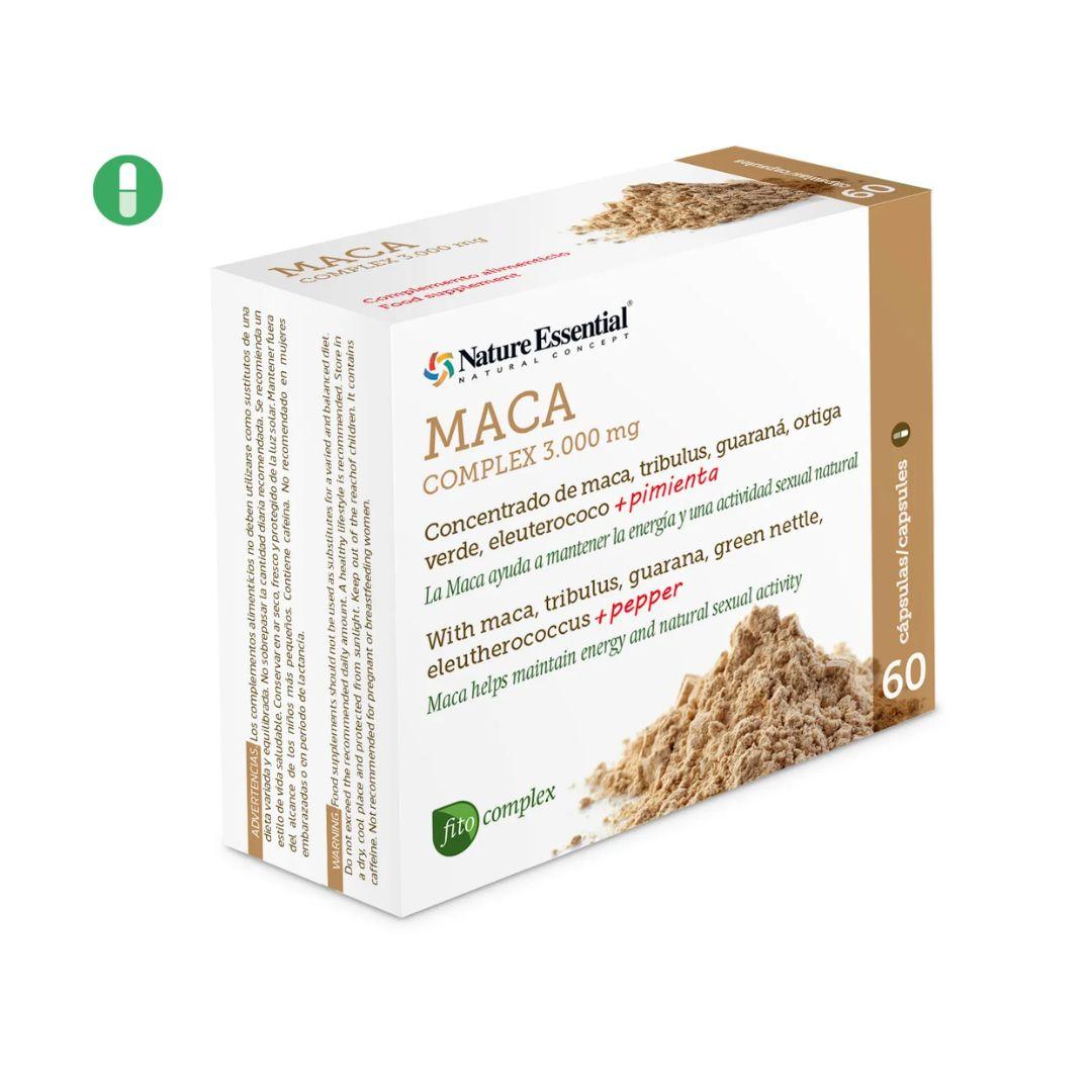 Maca (complex) 3000 mg. 60 capsulas.
