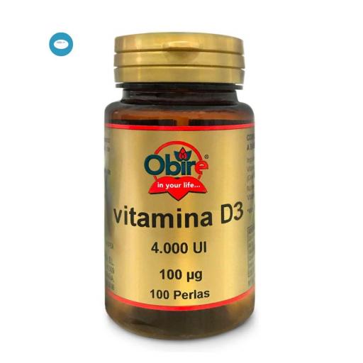 Vitamina D3 100 mcg. (4000 U.I) 100 perlas