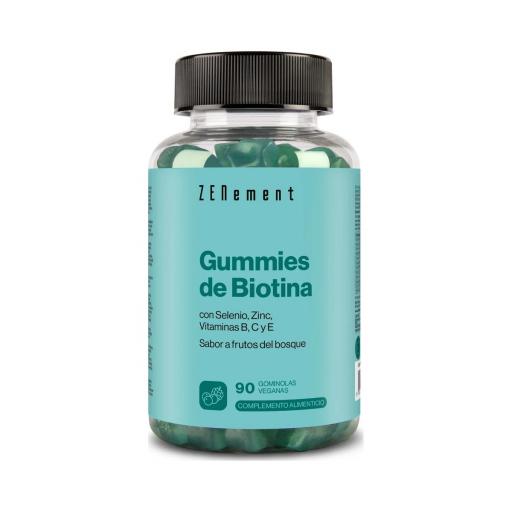 Biotina 6000 µg Zenement 90 Gominolas Veganas con Zinc y Selenio [0]