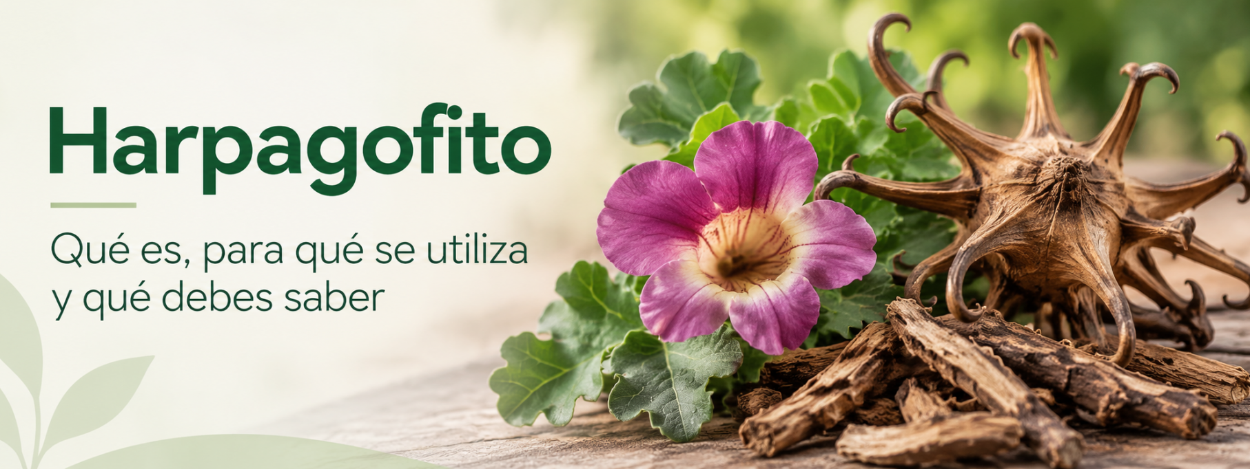 Harpagofito: qué es, para qué se utiliza y qué debes saber