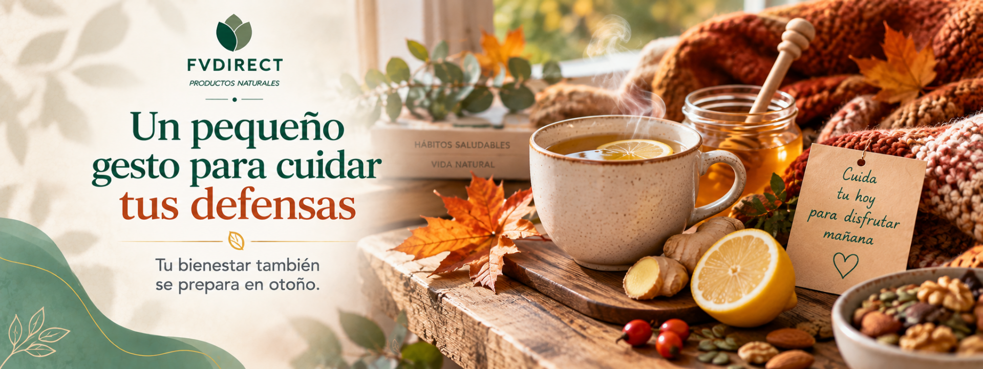 Hábitos saludables para cuidar las defensas en otoño