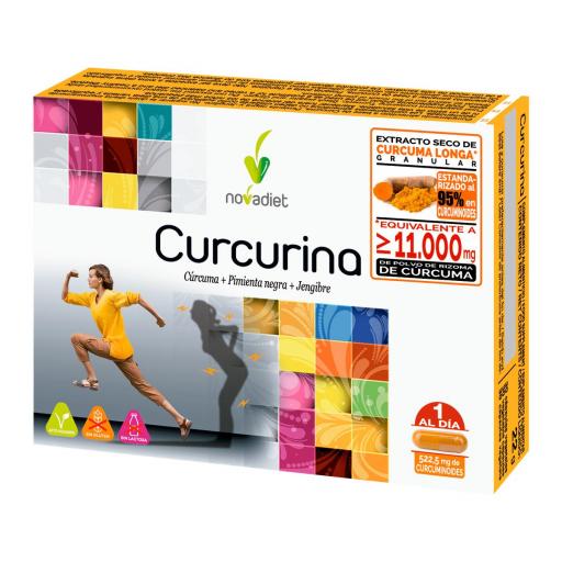 Curcurina Novadiet 30 Cápsulas – Cúrcuma, Pimienta Negra y Jengibre [0]