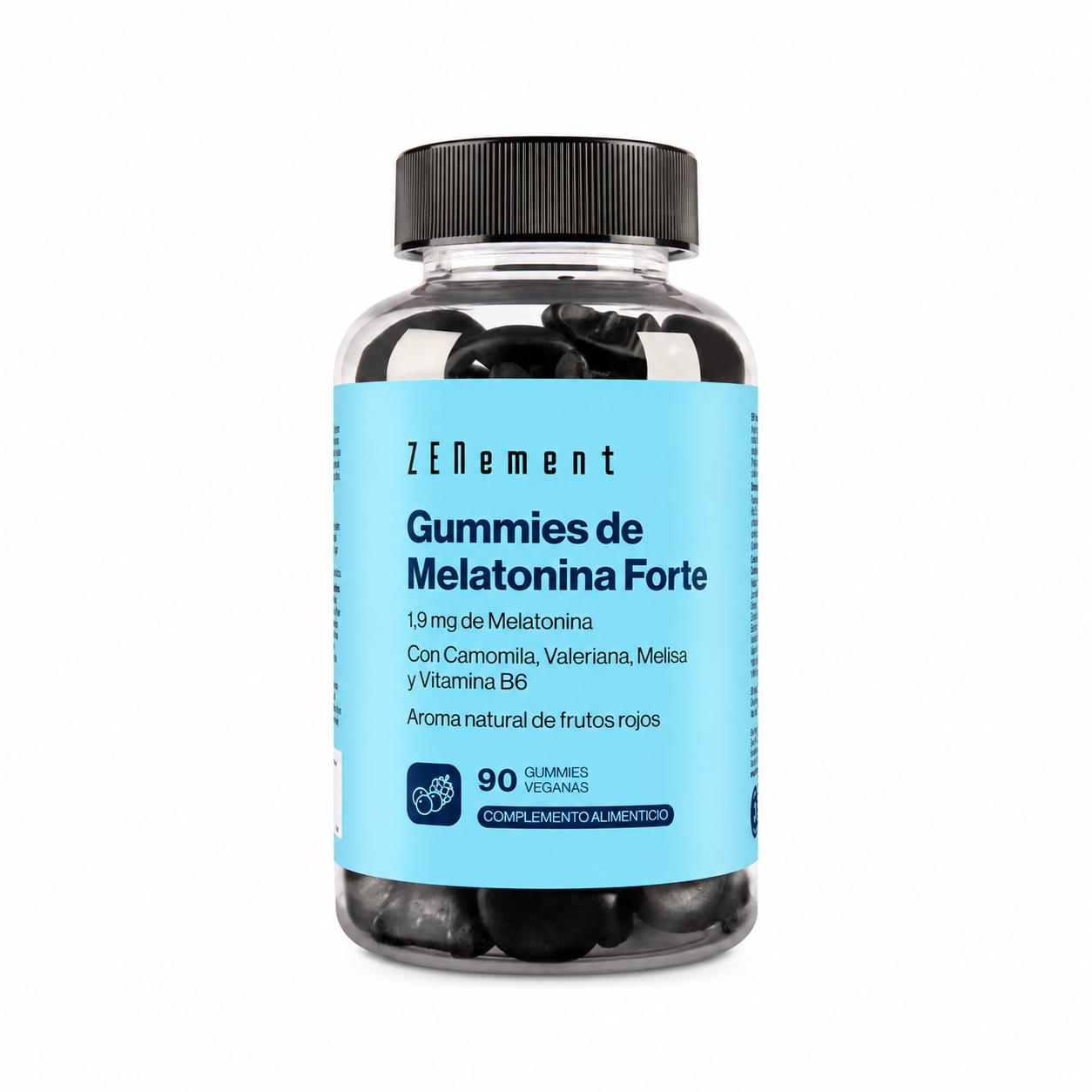 Melatonina Forte 1,9 mg Zenement 90 Gominolas Veganas