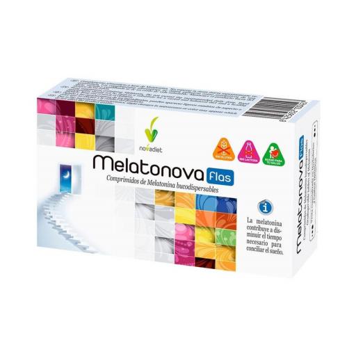 Melatonova Flas Novadiet 30 Comprimidos Bucodispersables