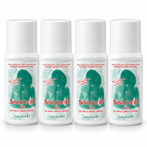Pack 4 Gel SinDolor Roll On 60 ml