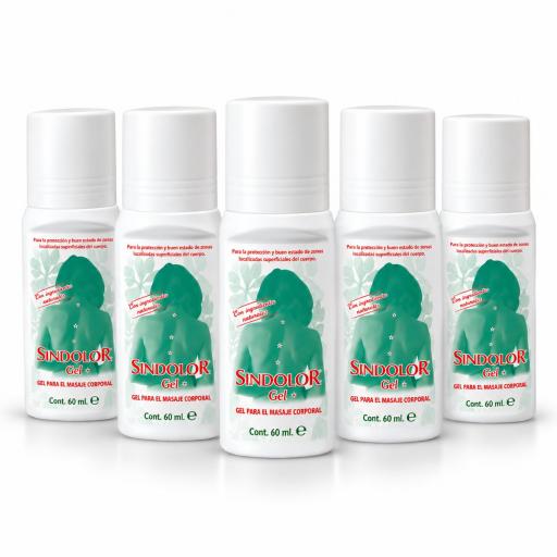 Pack 5 Gel SinDolor Roll On 60 ml