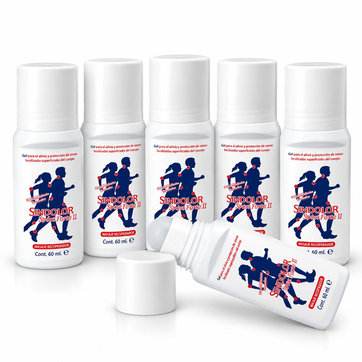 Pack 6 SinDolor Sport Forte II Roll On 60 ml