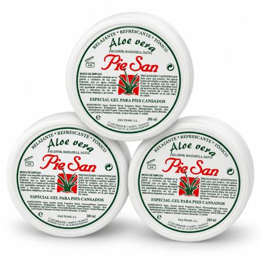 PieSan Gel Aloe Vera Pack 3 x 200 ml
