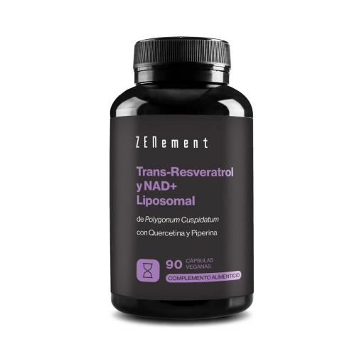 Trans-Resveratrol y NAD+ Liposomal Zenement 90 Cápsulas