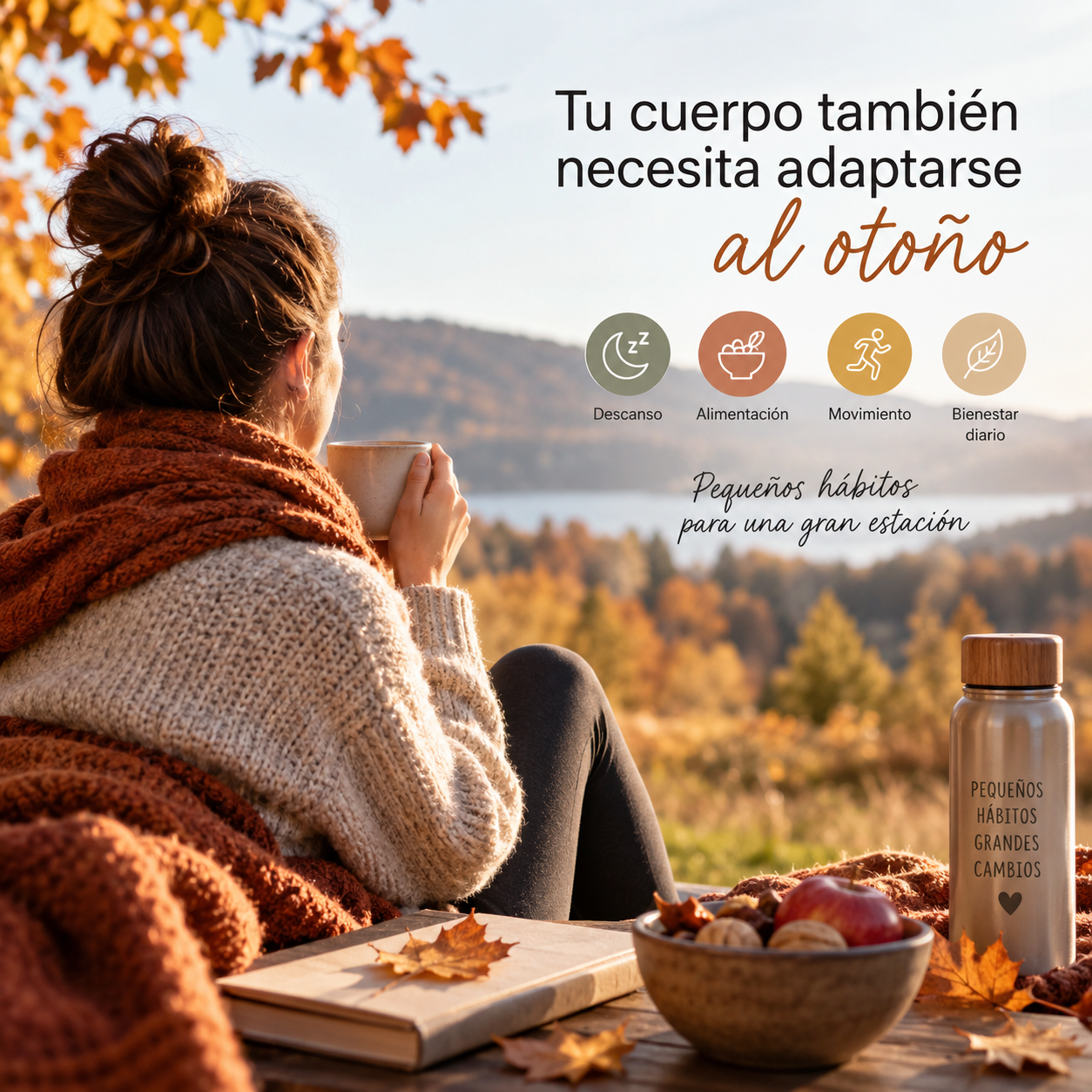 Hábitos para adaptarse al cambio de estación en otoño