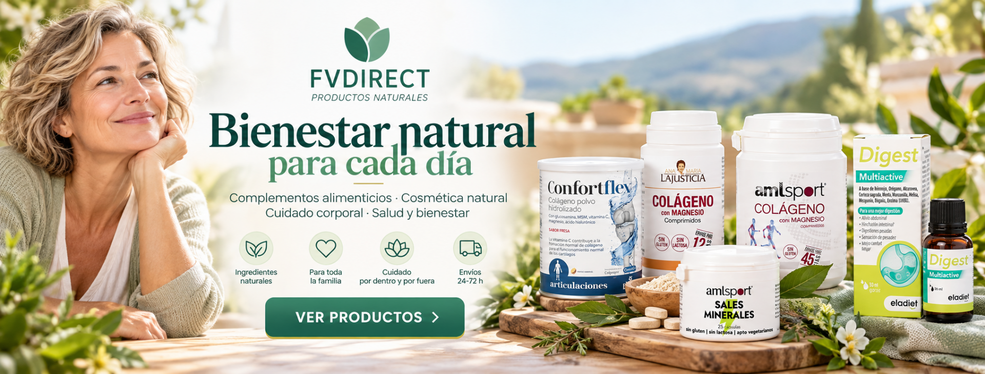 Productos naturales, complementos y bienestar | FvDirect