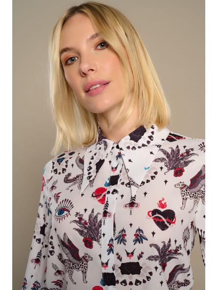WHITE MYTHO TOP DE LA MARCA MINUETO [1]