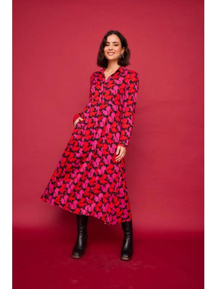   Vestido Largo Cascada Ardilla de la marca smile