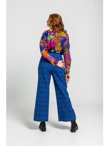 Camisa Oversize De Estampado Variado De Animal Print - Caótica de la marca lolina [2]