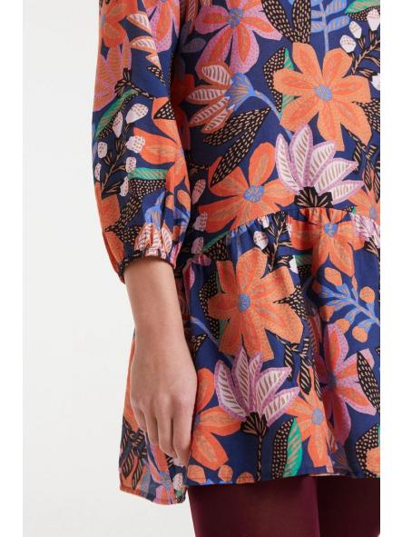 Vestido corto crepé ligero con estampado Tigerlily de la marca compañía fantástica [2]