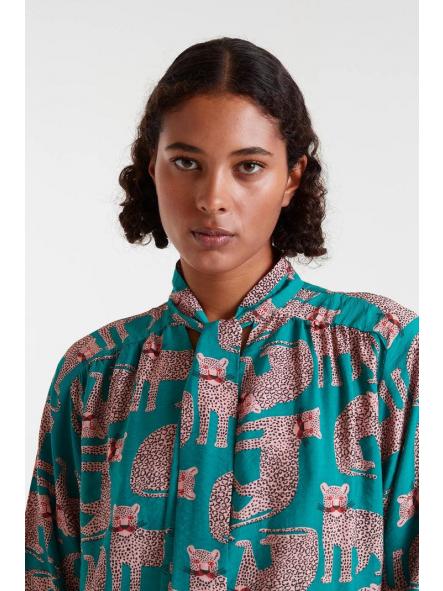 Vestido corto con estampado Onca de la marca compañía fantástica [2]