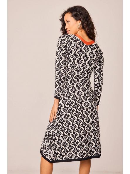 Vestido Largo Musgo Flor de la marca smile [2]