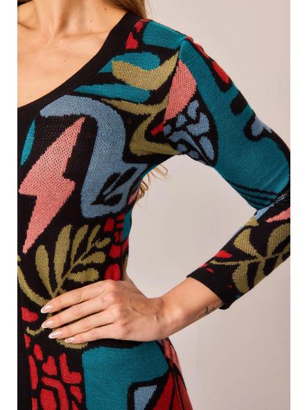 Vestido Largo Musgo Mix de la marca smile [2]