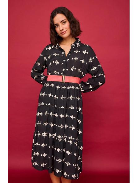 Vestido Largo Fuego Pez de la marca smile [2]