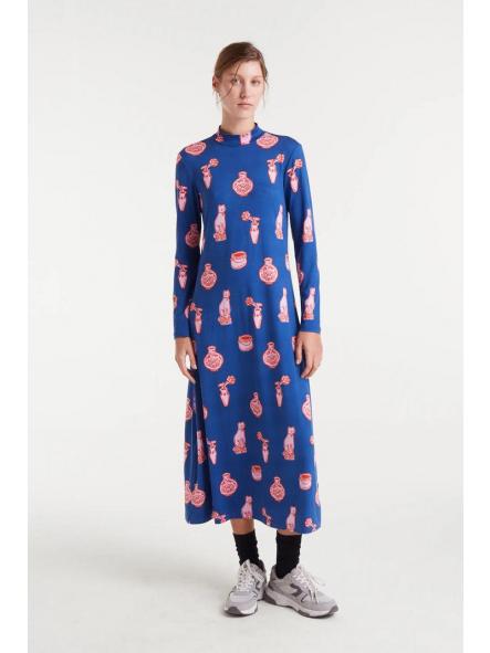 Vestido largo con estampado Porcelain de la marca compañía fantástica [0]