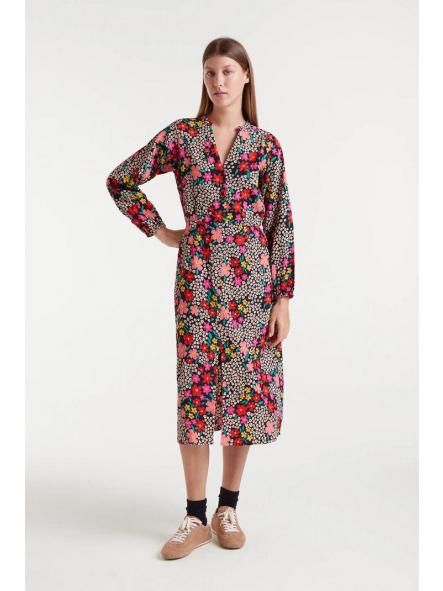Vestido midi con estampado Giardino [0]