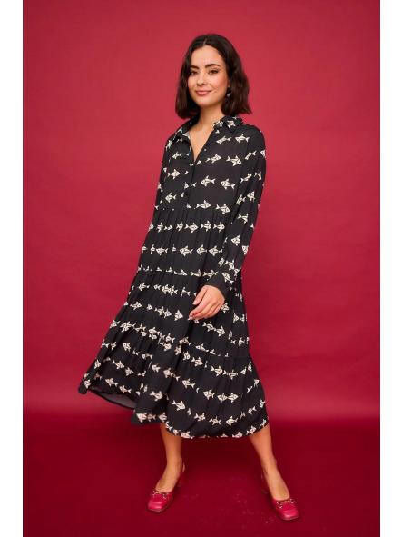 Vestido Largo Fuego Pez de la marca smile