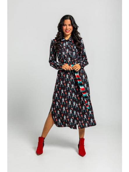 Camisero Safari De Estampado De Bowie Y Rayos - Let's Dance de la marca lolina