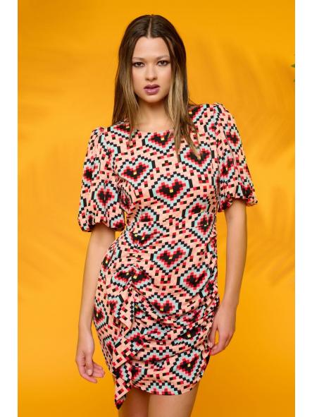 PIXEL HEART DRESS DE LA MARCA MINUETO