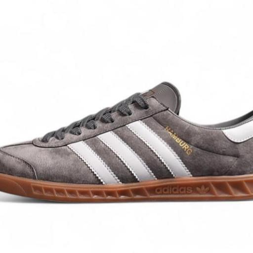 Adidas Hamburg Grey White Gum