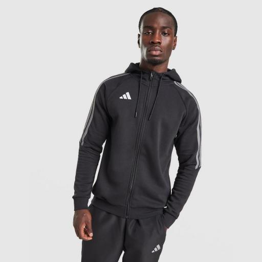 Sudadera con Capucha adidas Tiro Essentials 3-Stripes Full Zip [0]