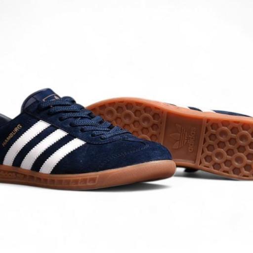 Adidas Hamburg Navy White Gum [2]
