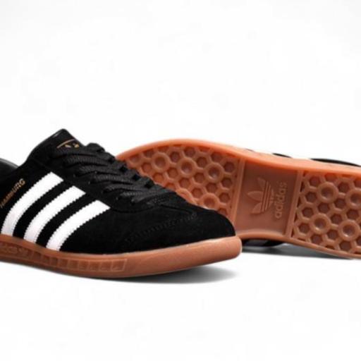 Adidas Hamburg Black White Gum [2]