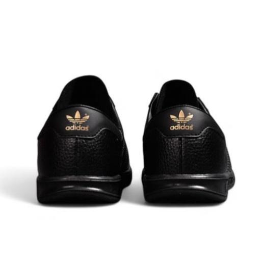 Adidas Hamburg Negras con Letras Doradas – Zapatillas Retro de Ante y Suela Goma [2]