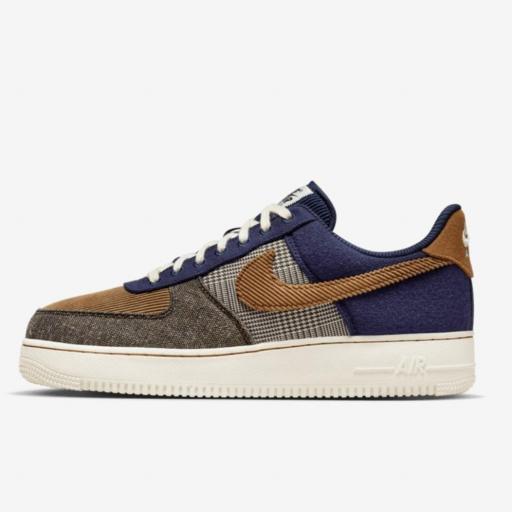 Nike Air Force 1 '07 PRM "Midnight Navy Ale Brown"