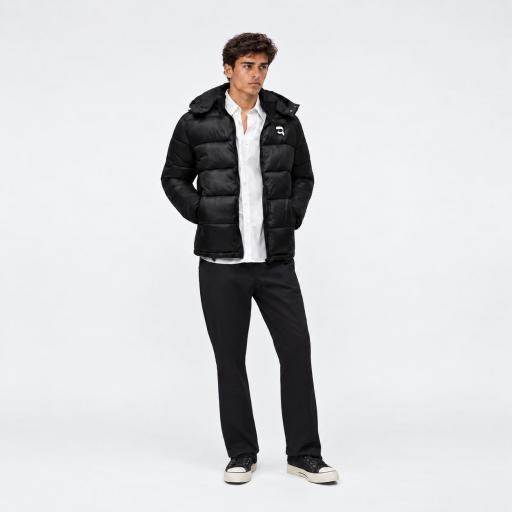 Chaqueta Acolchada con Capucha Karl Lagerfeld [1]