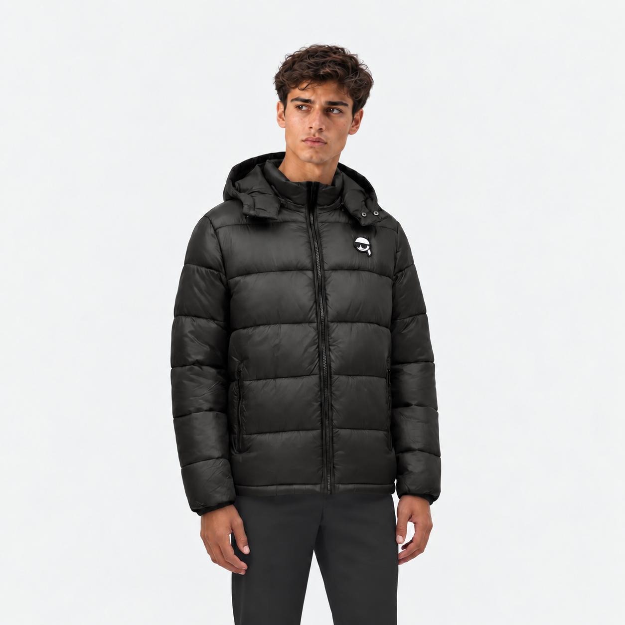 Chaqueta Acolchada con Capucha Karl Lagerfeld