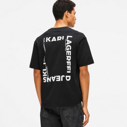 Camiseta Karl Lagerfeld Logo Frame