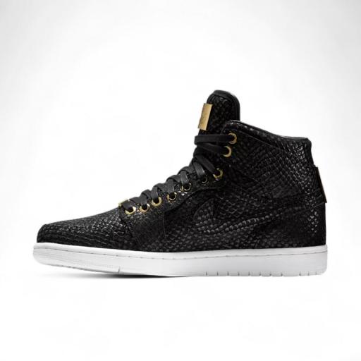 Air Jordan 1 Pinnacle Black Hombre – Cuero Negro Premium y Detalles Oro 24K Edición Limitada [2]