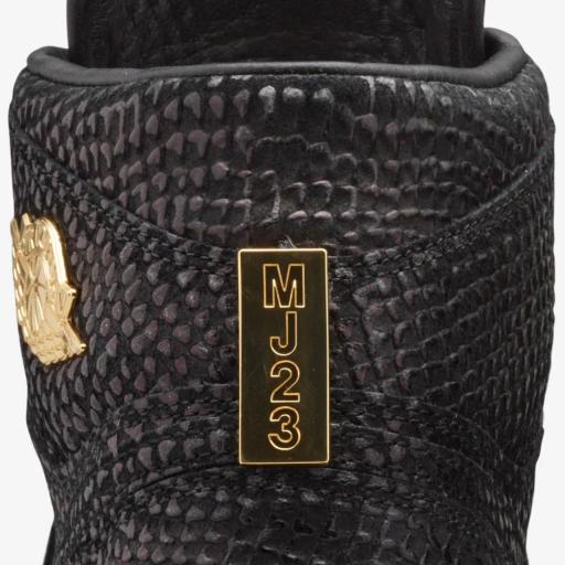 Air Jordan 1 Pinnacle Black Hombre – Cuero Negro Premium y Detalles Oro 24K Edición Limitada [6]