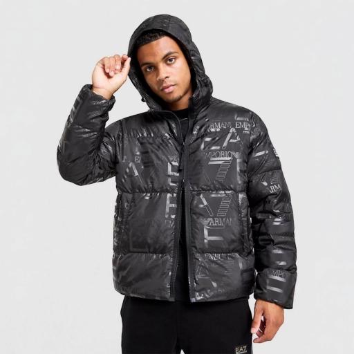EA7 Emporio Armani Chaqueta Padded All Over Print