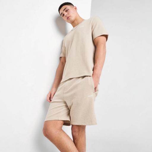 BOSS Pantalón Corto Waffle [0]
