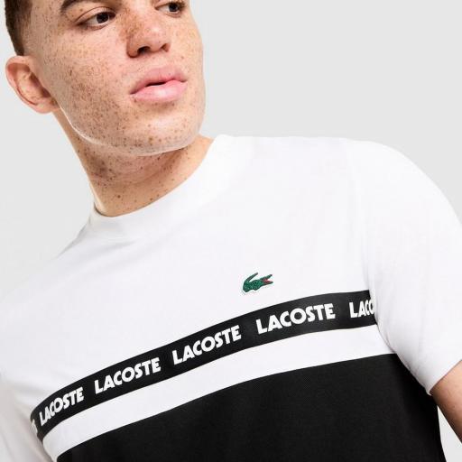 Lacoste Camiseta Croc Colour Block Tape [3]