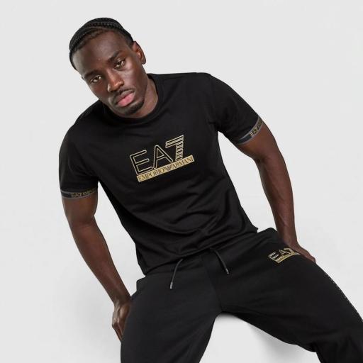 EA7 Emporio Armani Camiseta Large Logo Tape