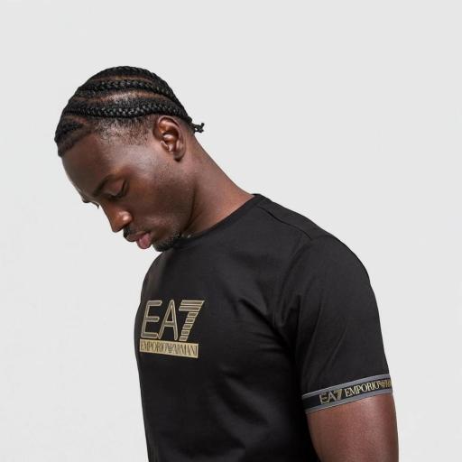 EA7 Emporio Armani Camiseta Large Logo Tape [3]