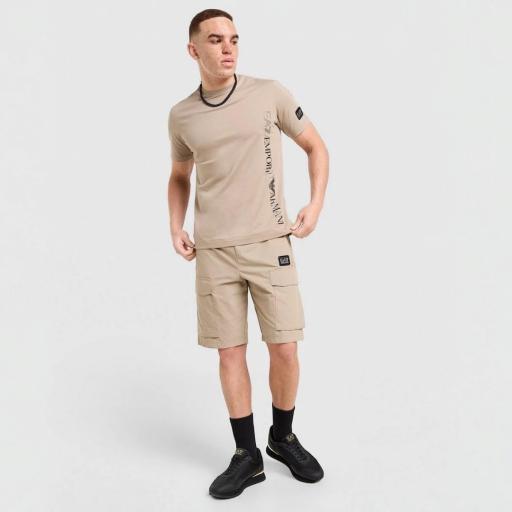EA7 Emporio Armani Camiseta Badge Vertical