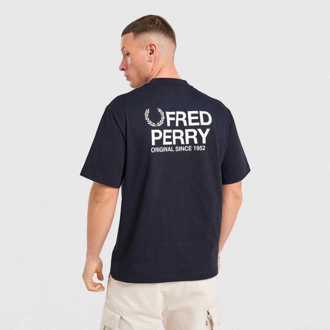 Fred Perry Camiseta Relaxed Back Graphic
