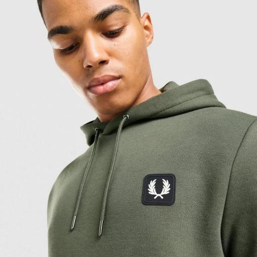 Fred Perry Pique Badge Hoodie [3]